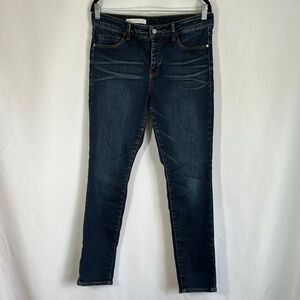 Pilcro and the Letterpress Dark Blue Skinny Jeans